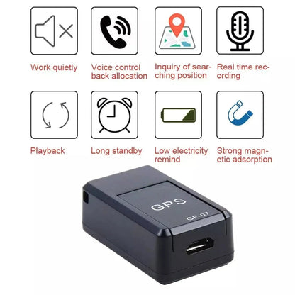 GF 07 Mini GPS Tracker – Real Time Vehicle & Kids Tracking Device with SIM Support & Voice Monitoring